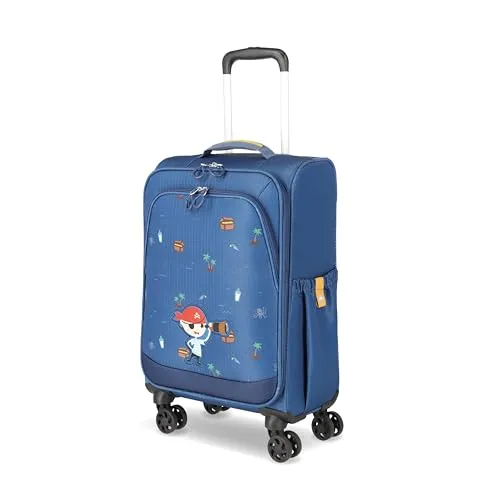 Travelite Minimover 4-Rollen Trolley 55 cm - Pirat, leichter und widerstandsfähiger Begleiter für kleine Entdecker mit durchdachter Inneneinteilung