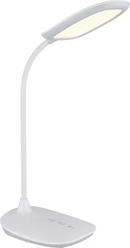 Tischleuchte mit Touchdimmer und Memoryfunktion - Moderne Tischleuchte in Weiß, dimmbar mit stufenlosem Touchdimmer und praktischer Memoryfunktion für individuelles Licht. Ideal für Schlafzimmer oder Wohnräume.