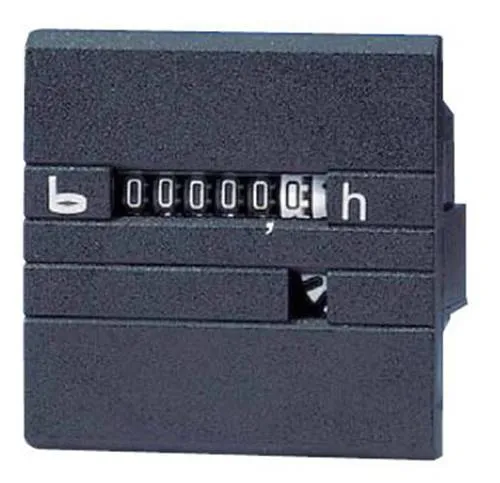 Bauser 630R 008-021-0-1-001 Stundenzähler 630 - 45 x 45 mm, präzise Betriebszeiterfassung für elektrische Anlagen und Maschinen