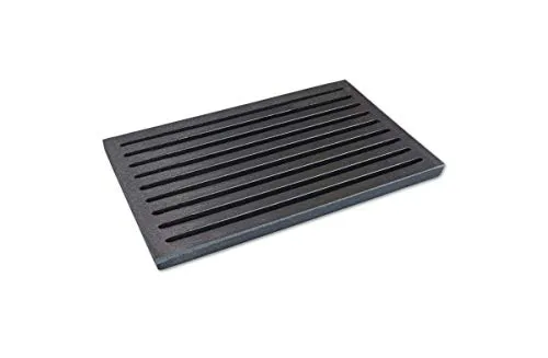 GRILLROSTPROFI Ascherost - Gusseisen Feuerrost 16 x 26 cm - Grillroste aus Premium-Gusseisen, ideal für Kaminöfen und Grills. Mit spezieller Form für optimale Luftzufuhr und Aschedurchfall, hitzebeständig bis 700 °C.