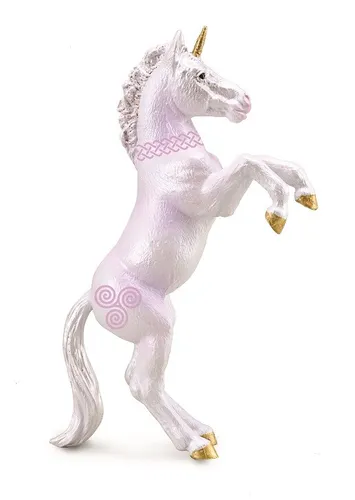 Junges stehendes rosa Einhorn