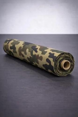 Wasserdichter Outdoorstoff Meterware – beschichteter Polyester Stoff (200 g/m²), UV-beständig, wetterfest & reißfest | Originales Outdoor Material für UNICOVR Abdeckungen (Camouflage)