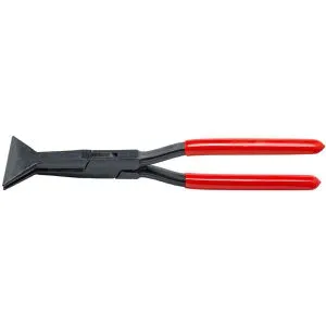 Quetsch-Falzzange D336 - Hochwertige Zange aus geschmiedetem Qualitätsstahl mit brünierten Oberflächen und PVC-beschichteten Griffen für optimalen Komfort und Halt.