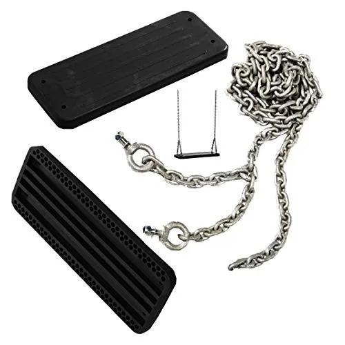 Schaukelsitz aus Gummi mit Edelstahlkette 2,50m oder 3,00m