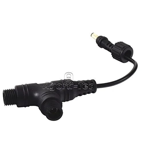 Agora-Tec® Y-Klinkenstecker (Ø ca. 5mm) Verteiler (wasserdicht) für LED-Ringe zur Erweiterung Solar Teichpumpen-Sets BL und BLH