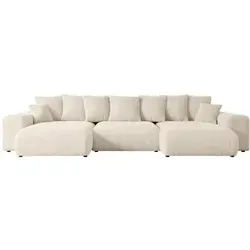 Altdecor Wohnlandschaft Beige 6-Sitzer von ALTDECOR