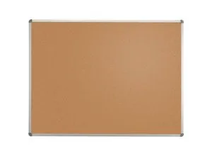 MAUL Pinnboard MAULstandard Kork - 90 x 120 cm - Flipcharts & Pinnwände, hochwertiges Pinnboard mit stabiler Korkoberfläche und robustem Aluminiumrahmen für langlebigen Einsatz.