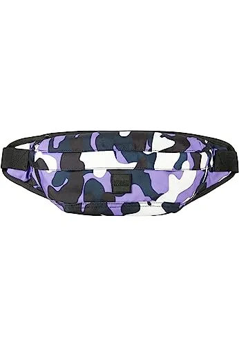 Urban Classics Camo Shoulder Bag Umhängetasche, 43 cm, Ultraviolet Camo