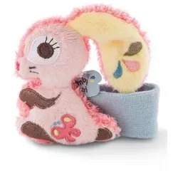 NICI My First Nici Wombi Tombi Rasselarmband Hase Hopsali, Rassel Armband, Baby Spielzeug, 46589 - Blau/Rosa/Gelb