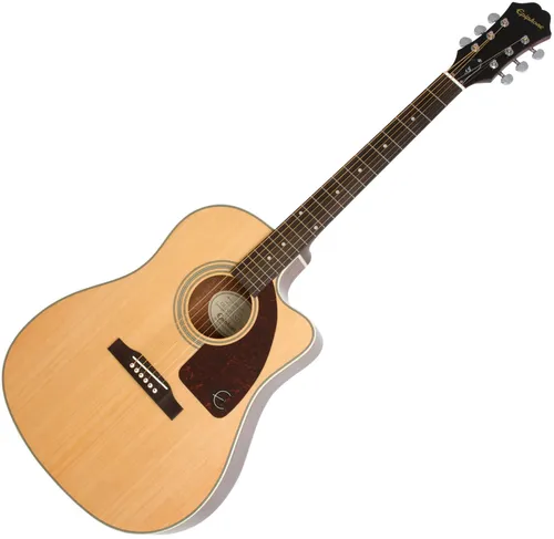 Epiphone J-15 E Deluxe Natural - Akustische Gitarre - Moderne Akustikgitarre mit Fichtenoberfläche und Mahagoni-Korpus, ausgestattet mit Fishman Presys-II Elektronik für besten Klang. Ideal für Musiker, die Qualität und Stil suchen.