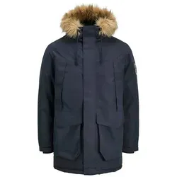 Jack & Jones Parka JJCAMP FAUX FUR PARKA BF blau L (52) von Jack & Jones