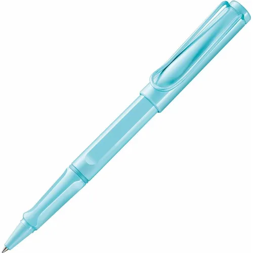 LAMY Tintenroller safari aquasky, M blau - Eleganter Tintenroller für präzises Schreiben, mit auffälligem aquasky Design und hochwertiger Verarbeitung – ideal für Schule und Büro.