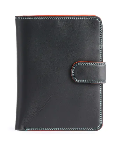 mywalit Leder Damen Geldbörse Large Wallet/Zip Purse - 229-4 in Schwarz - Damen-Geldbörse mit 10 Kreditkartenfächern, 2 Geldscheinfächern und einem transparenten Ausweisfenster. Ideal für stilvolle Ordnung und Sicherheit.