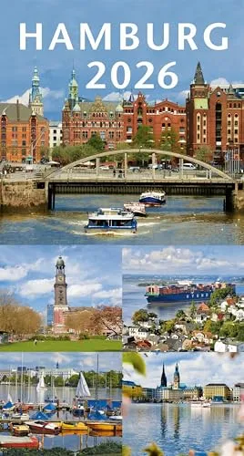 HAMBURG 2026: 3-Monats-Tischkalender