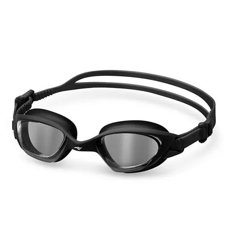 Aqua Speed Torrent Schwimmbrille für Erwachsen + Mikrofasertuch | Verspiegelt | Antibeschlag- und UV-Schutz | Ultrafast Schnallensystem | Silikonband | Schutzhülle