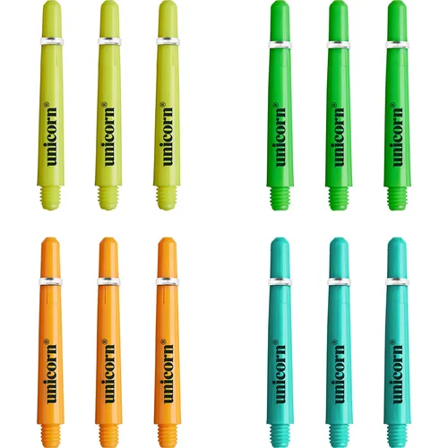 unicorn Gripper 4 Neon Shaft mit Aluminium Ring Dartschäfte Dartpfeile Darts NEU