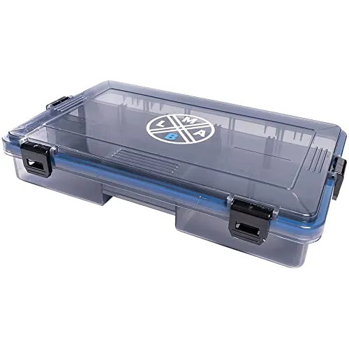 Angelbox LMAB Tackle Box Shallow, 3 Größen, Köderbox flach, wasserdicht (M - 27,5 x 18 x 5 cm)