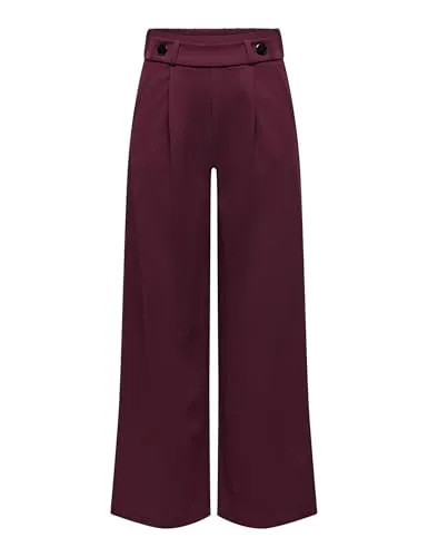 JDY Bundfaltenhose Geggo (1-tlg) in Weinrot - Größe M - Elegante Bundfaltenhose in weinrot, ideal für vielseitige Anlässe. Bequem und stilvoll, perfekt für jeden Tag.