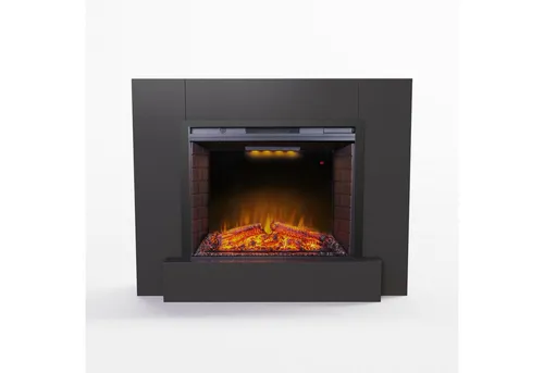 GARLIVO Elektrokamin Milano mit täuschend echter Flamme - Eleganter Elektrokamin für gemütliche Abende. Integrierter Knistereffekt und stimmungsvolle LED-Technik sorgen für ein authentisches Kaminfeeling – ganz ohne Genehmigung oder Schornstein!