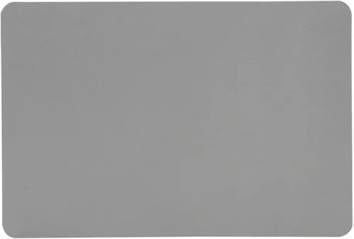 KESPER® Platzset Platzset, Tischset Lederoptik grau 44x29cm Kunststoff, (1-St)