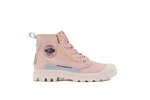 Palladium Damen Pampa Underlayer Sneaker, Pink, 39.5 EU