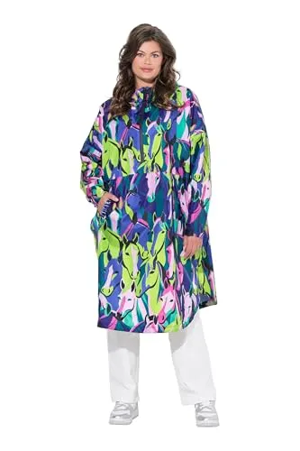 Laurasøn Funktions-Regencape Unisex limettengrün mit Kapuze - Wasserdichtes und winddichtes Regencape mit verstellbarer Kapuze. Ideal für Outdoor-Aktivitäten, schützt zuverlässig vor Regen und Wind.