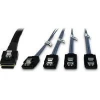 Kabel SFF 8087 - 4x SATA Crossover 1m - Computergehäuse, hochwertiges SATA/SAS-Kabel für zuverlässige Datenübertragung mit Überkreuzung und 36 PIN, ideal für effiziente Verbindungen in Serverumgebungen.