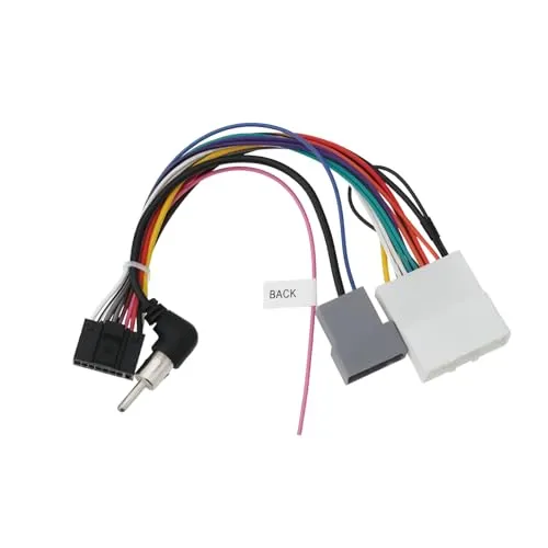 YINETTECH 1 Stück 20-poliger Android-Autoradio-Kabelbaumadapter 16-poliges ISO-Stereokabel mit Antennenstecker Kompatibel mit Nissan Sunny 2012-2016 Kompatibel mit Nissan Sylphy 2012-2016