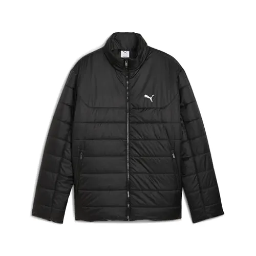 PUMA ESS PADDED JACKET Herren Winterjacke XXL schwarz - Funktionsjacke mit warmCELL-Technologie für optimale Wärmeisolierung, ideal für sportliche Aktivitäten und entspannte Tage.