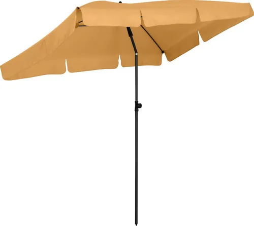 FARE Sonnenschirm, Höhenverstellbar Knickvorrichtung Lichtschutzfaktor UPF 50+ 200x122cm