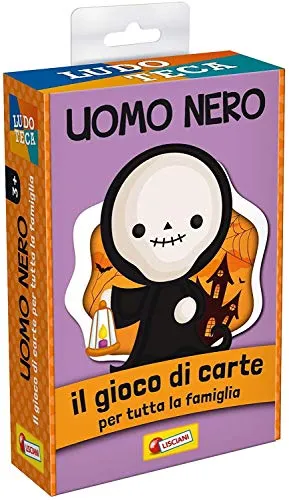 Liscianigiochi 85798 Ludoteca Le Carte dei Bambini Uomo Nero Brettspiel, Mehrfarbig