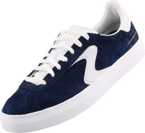 Skechers Herren Sneakers Navy 42 EU - Herren-Sneaker aus hochwertigem Suede, bieten optimalen Tragekomfort und stylisches Design für jeden Anlass.
