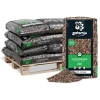 Galamio Rindenmulch Kiefer Fein 60l – 12 Sack Palette - Der GALAMIO Rindenmulch Kiefer Fein bietet dekorative Akzente im Garten und schützt den Boden effektiv. Ideal zur Unkrautbekämpfung und für eine ansprechende Gestaltung von Pflanzflächen.