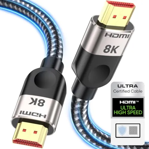 Southlight 10K 8K HDMI 2.1 Kabel 3 Meter, Zertifiziert Ultra High Speed
