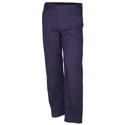 Qualitex Arbeitshose 'basic' in hydronblau, Größe 42 - Robuste Bundhose aus 100% Baumwolle, ideal für den Arbeitsalltag – strapazierfähig, atmungsaktiv und kochfest.