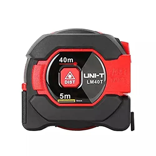 Uni-T LM40T 2-in-1 Laser Entfernungsmesser - Laser-Entfernungsmesser mit hochpräziser Messung, einstellbaren Einheiten und tragbarem Design für einfache Handhabung und vielseitige Einsatzmöglichkeiten.