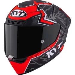 KYT KX-1 Race GP Bulega Replica 2025 Helm, Größe XS - Leichter Motorradhelm mit hoher Schlagfestigkeit und optimaler Aerodynamik. Ideal für ambitionierte Fahrer, die Wert auf Sicherheit und Komfort legen.
