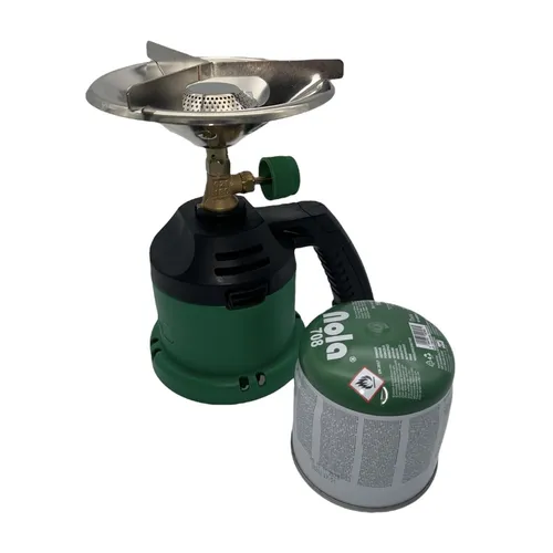 Campingkocher mit Gaskartusche 190g, Kartuschenkocher Stechgaskartusche Camping