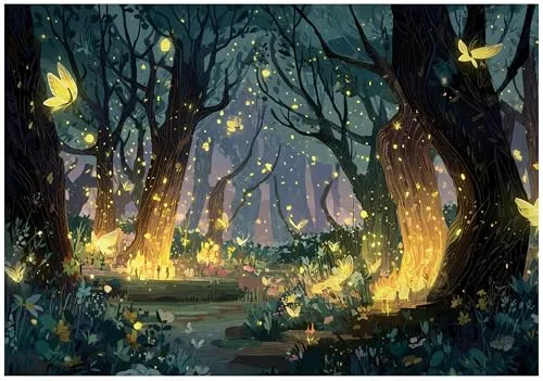 WallArena Vlies Fototapete - Wald - 200x140 cm - Fototapeten - Tapeten - für Wohnzimmer Schlafzimmer - Vliestapete Wandtapete Tapete 3D Effekt- inkl. Kleister - Abstrakt