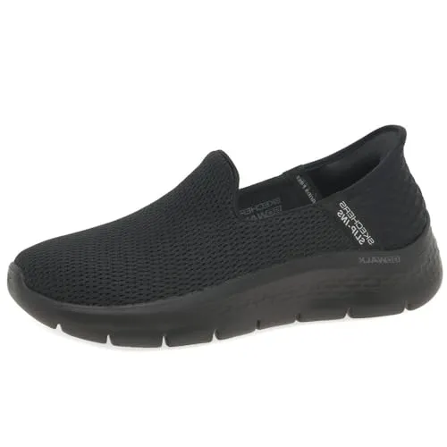 Skechers Damen Sneakers Schwarz, Größe 40 EU - Damen-Sneaker mit atmungsaktivem Funktionsmesh, leichter ULTRA GO Dämpfung und gepolsterter Air Cooled Memory Foam Innensohle für maximalen Komfort.