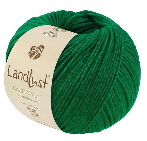 LANA GROSSA LANDLUST BAUMWOLLE GOTS Häkelwolle, 115 m (zertifiziertes Bio-Baumwollgarn), 50 g