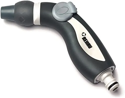 REHAU Gartenspritze Comfort, Spritze zum Reinigen und Sprühen, Garten Handbrause mit Einhand-Bedienfunktion