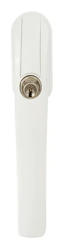 ABUS FG300 Fenstergriff abschließbar, weiß - Fenstersicherung mit individuellem, gesichertem Vierkantstift für nach innen öffnende Fenster. Hohe Abdreh- und Abreißfestigkeit (200Nm) für optimalen Schutz.