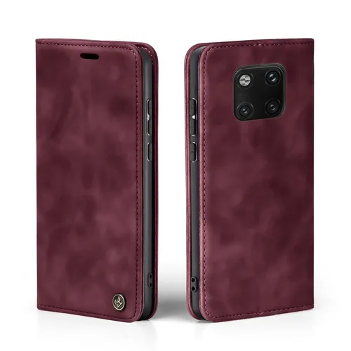 Handy Hülle für Huawei Mate 20 Pro Klapp Magnet Smartphone Cover Case Rot