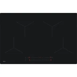 AEG OIO84A00IT Induktionskochfeld autark - Kochfelder autark mit PowerBoost für schnelles Aufheizen und Hob²Hood zur automatischen Dunstabzugshaubensteuerung. Elegantes Design mit kratzfester SaphirMatt SE-Oberfläche.