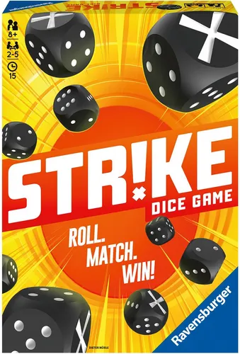 Ravensburger Strike Gesellschaftsspiel - Multilinguales Strategiespiel für 2-6 Spieler, fördert Teamgeist und strategisches Denken, ideal für Familienabende.