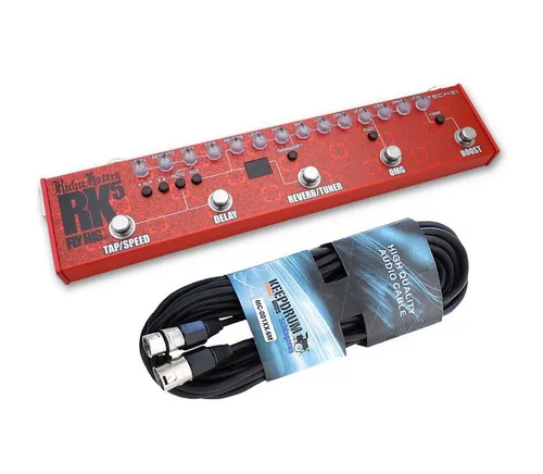 Tech21 Fly Rig Richie Kotzen Effektgerät mit Kabel – Kompakt & Vielseitig - Das Tech21 Fly Rig Richie Kotzen bietet eine beeindruckende Soundvielfalt in einem kompakten Design. Ideal für Studio und Live-Performance, unterstützt es Gitarristen mit vielseitigen Effekten und bietet eine einfache Handhabung.