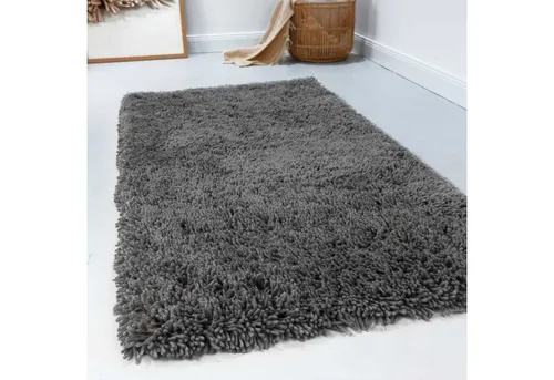 Esprit Wollteppich Seattle Shag, grau, 70x140 cm in grau von Esprit