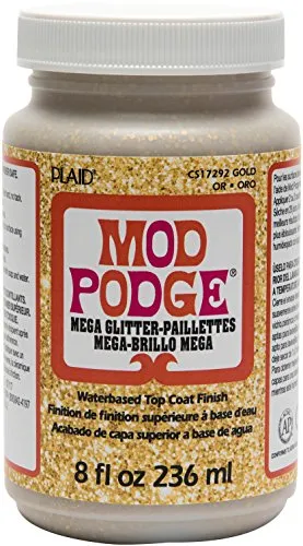 Mod Podge CS17292 mega Glitter Gold 236ml, 236 Milliliter