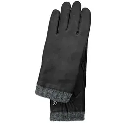 KESSLER Lederhandschuhe Style Rasmus (Paar, 1-St., Handschuhe) Leather Working Group zertifiziertes Leder, warmes Kunstfellfutter schwarz 8.5